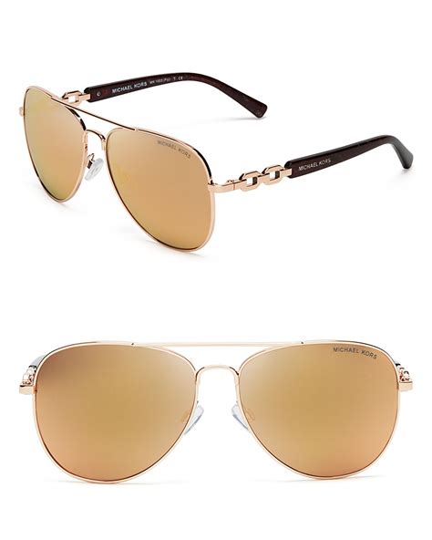 Michael Kors Women's Aviator Sunglasses 